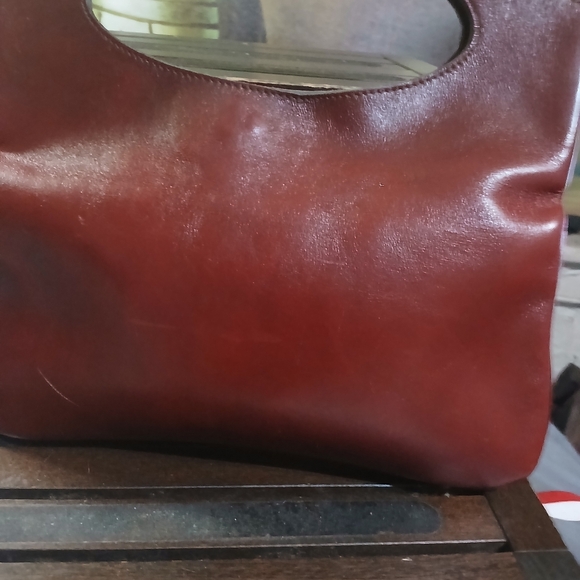 Etienne Aigner Brown Leather Handbag  Structured Design - Picture 3 of 9